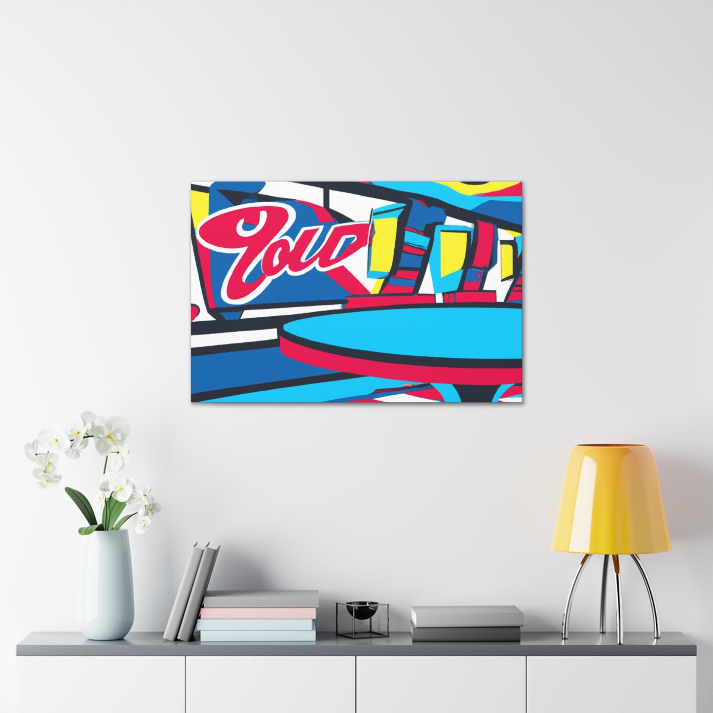 'The Juke Box Diner' - Canvas - Pop Art