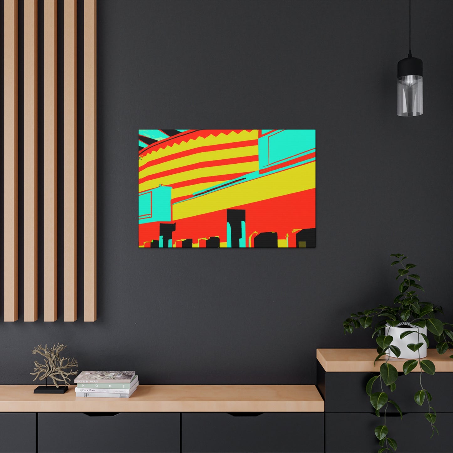 Western StoreFront - Architectural Canvas Pop Artt