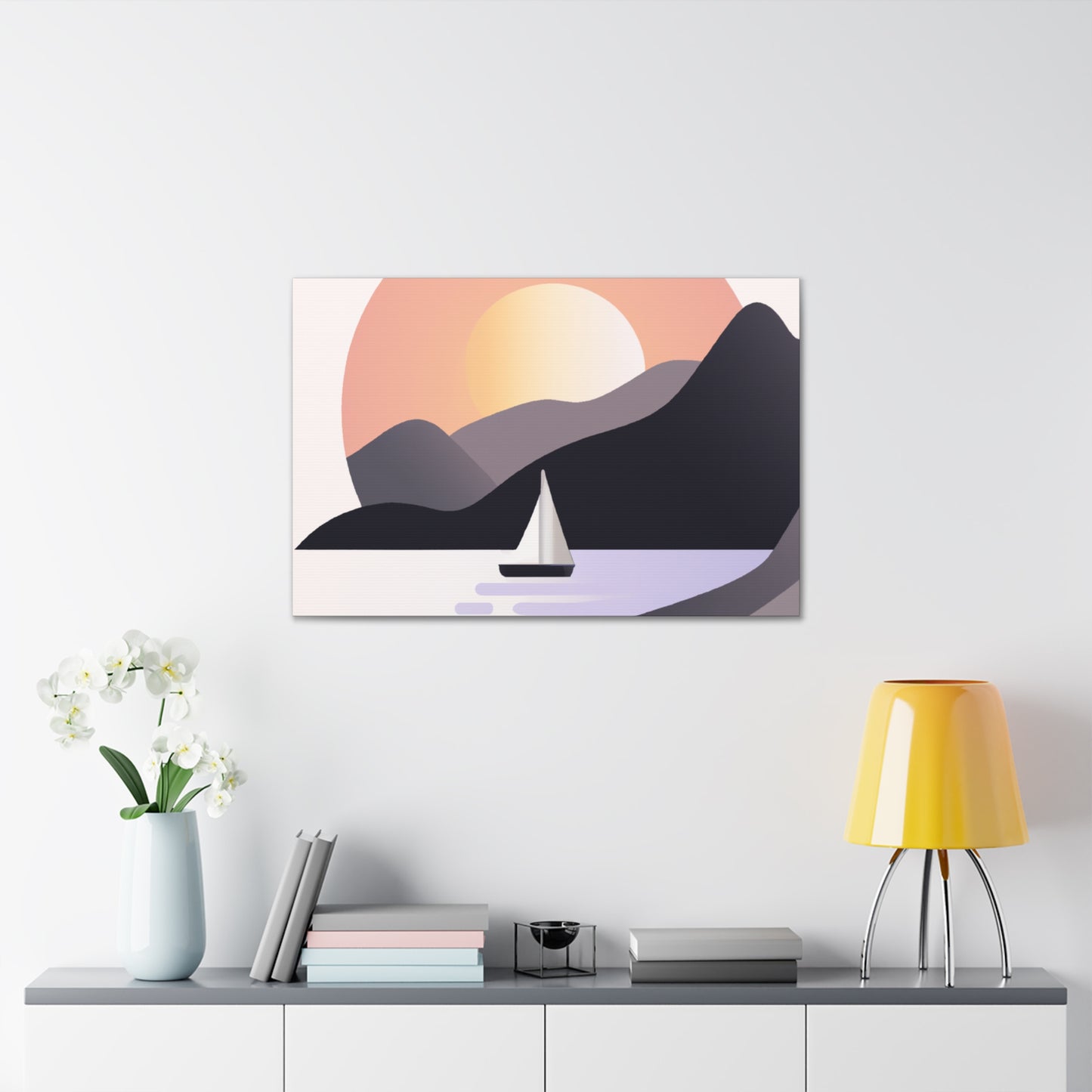 Galaxy Gleam - Minimalism - Canvas
