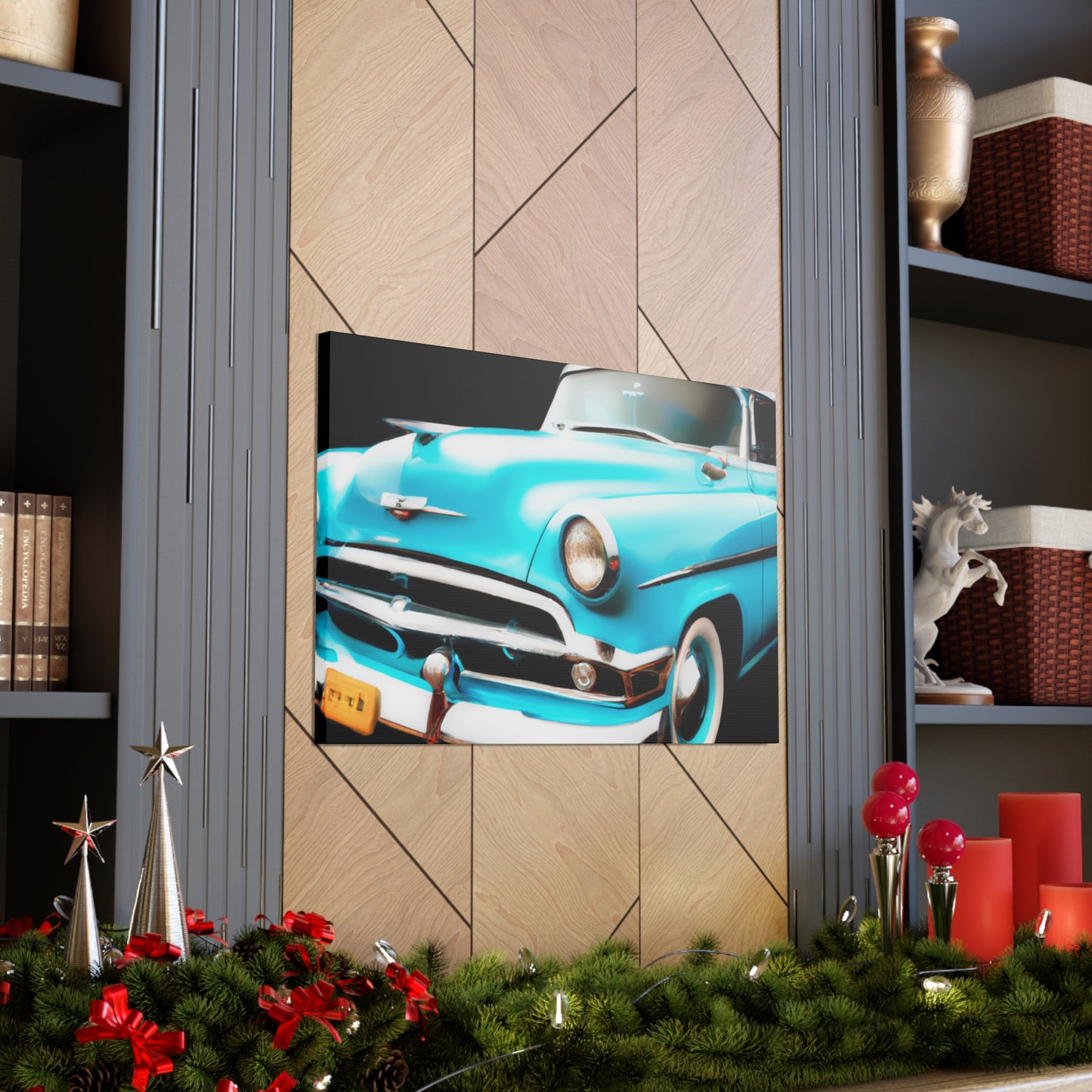 "Marine Marvel" - Automobile Canvas
