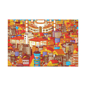Sunrise by the Taj - Destination India - Canvas