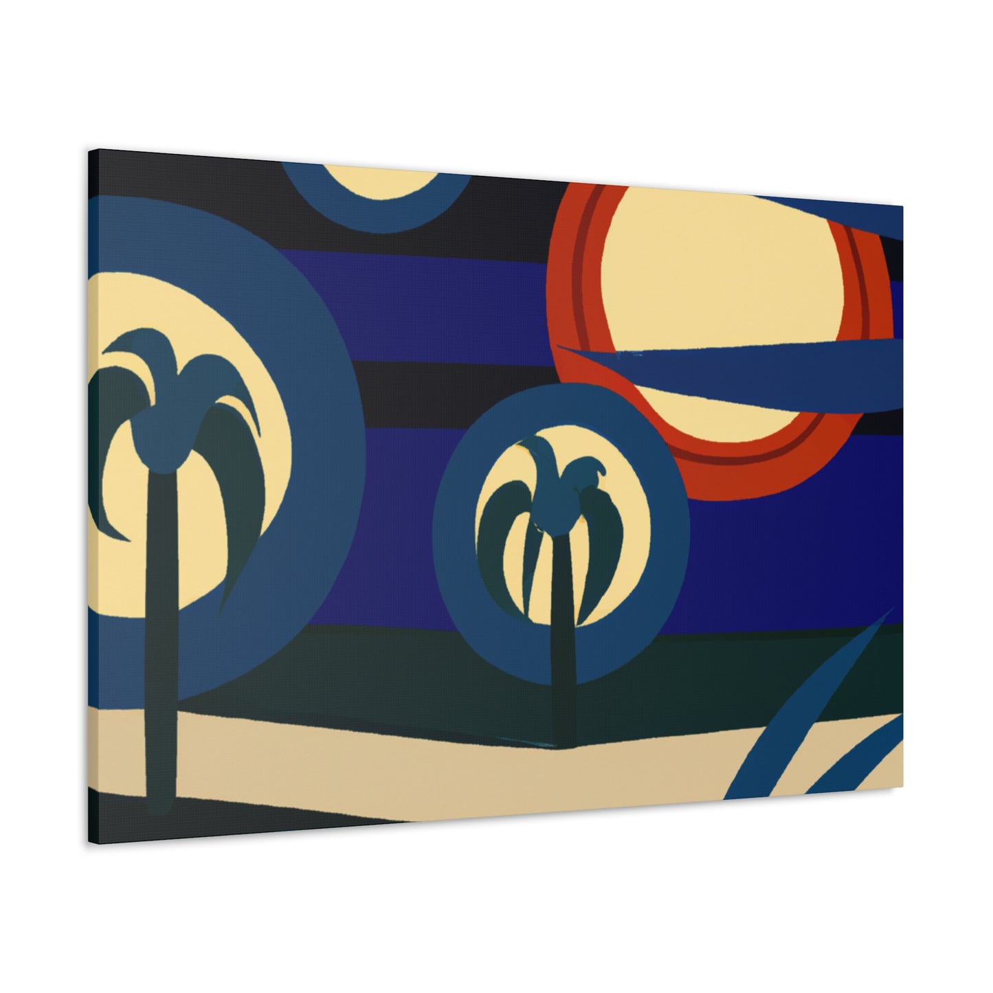 Vibrant Spheres- Midcentury - Canvas