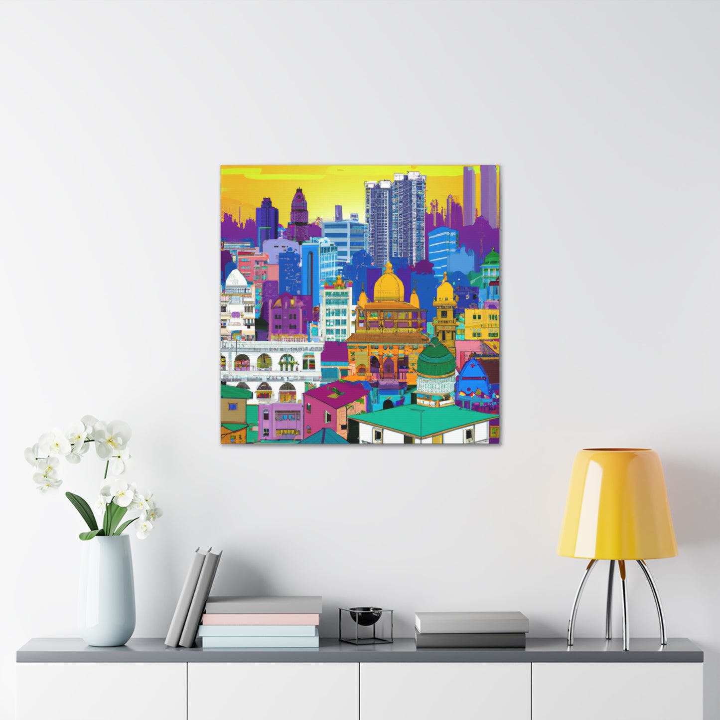 Taj Mahal - Destination India. - Canvas