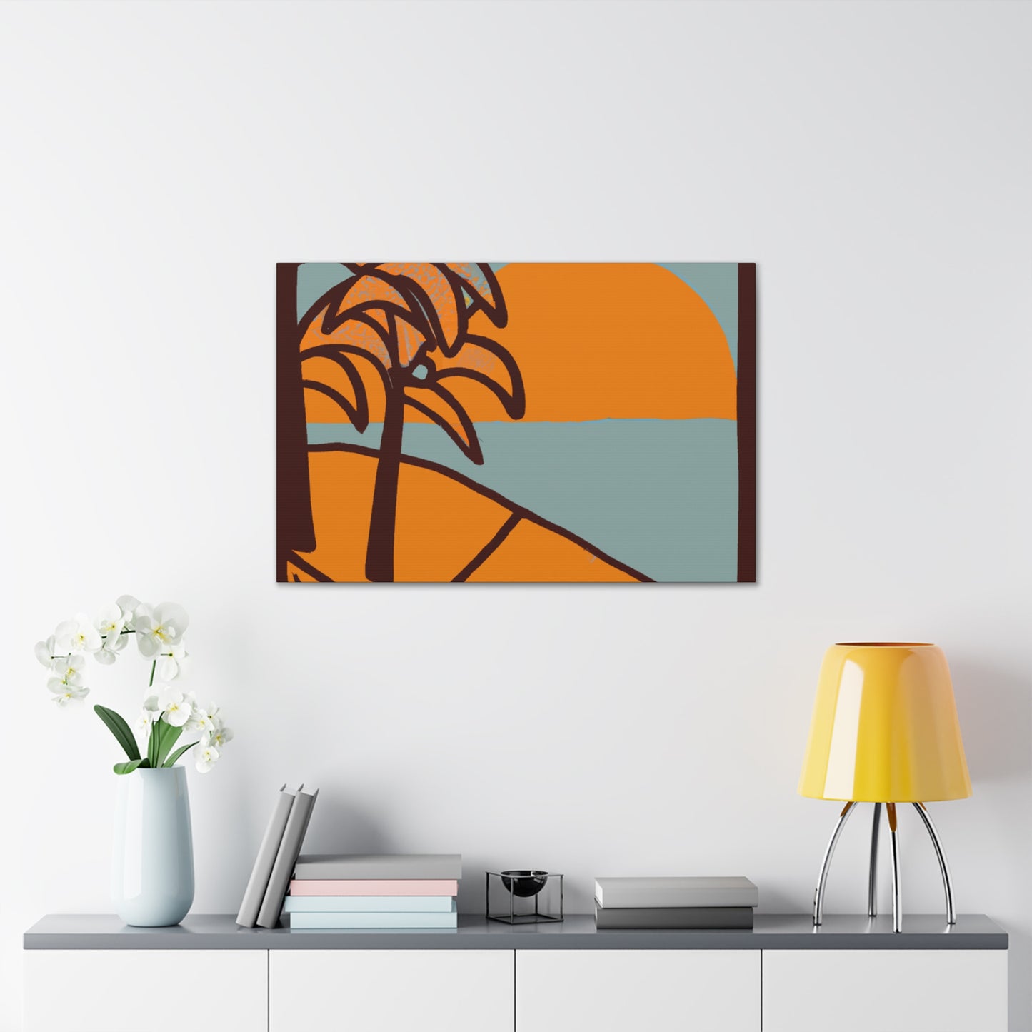 Woodland Oasis - Midcentury - Canvas