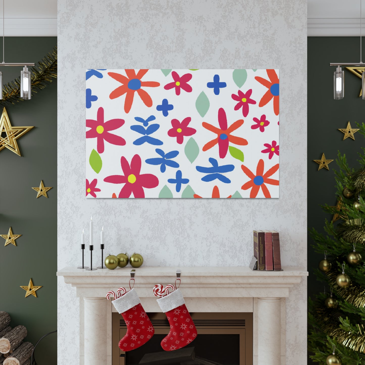 Blooming Joyfulness - Floral Canvas