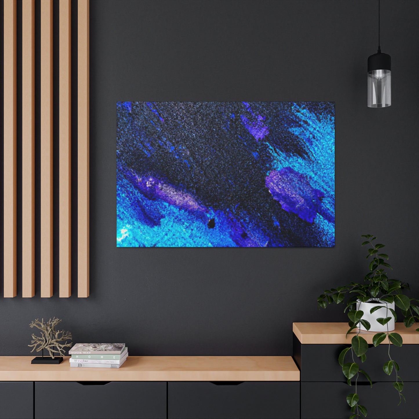 Blue Haze - Abstract Canvas