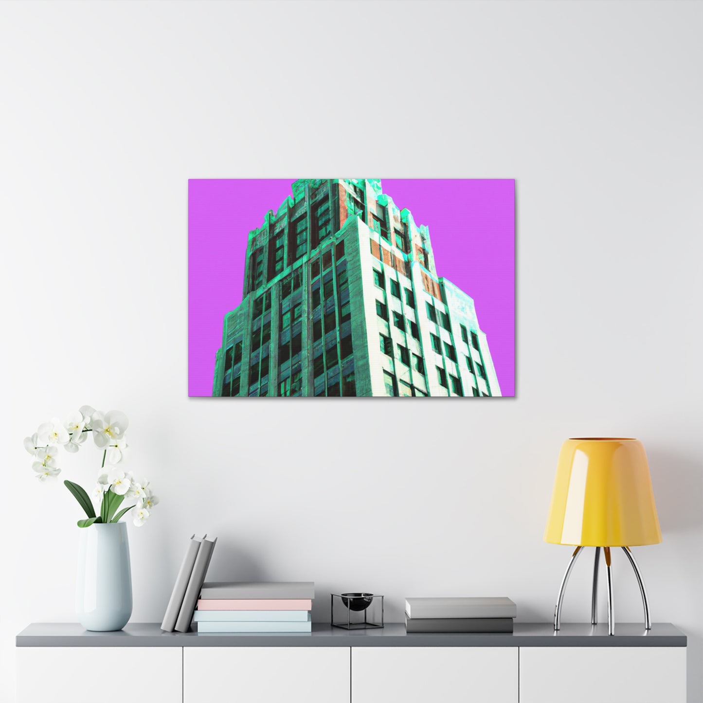 The Prism Palace: A Modern Twist on Art Deco Architecture - Canvas
