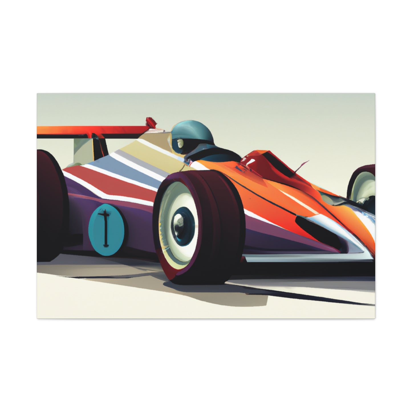 Hot Rodder Thunder - Automobile - Canvas