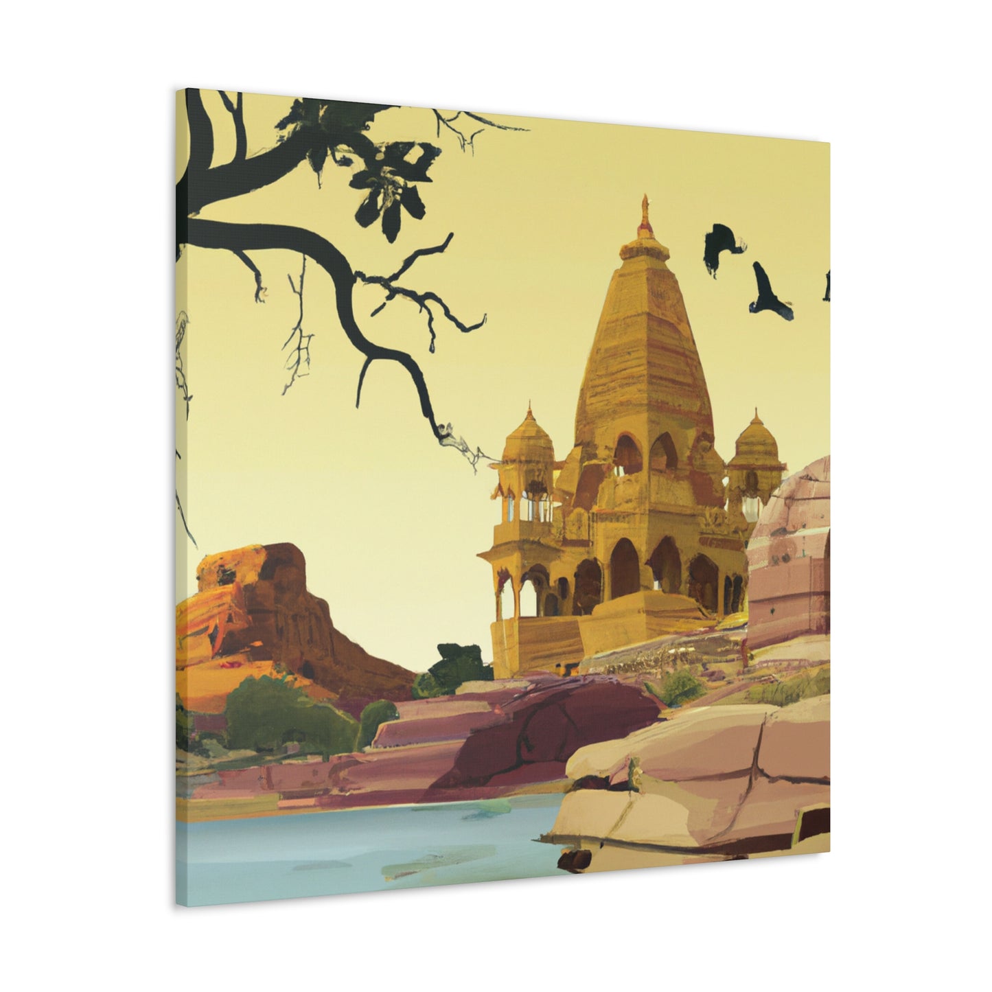 Lotus Land - Destination India - Canvas