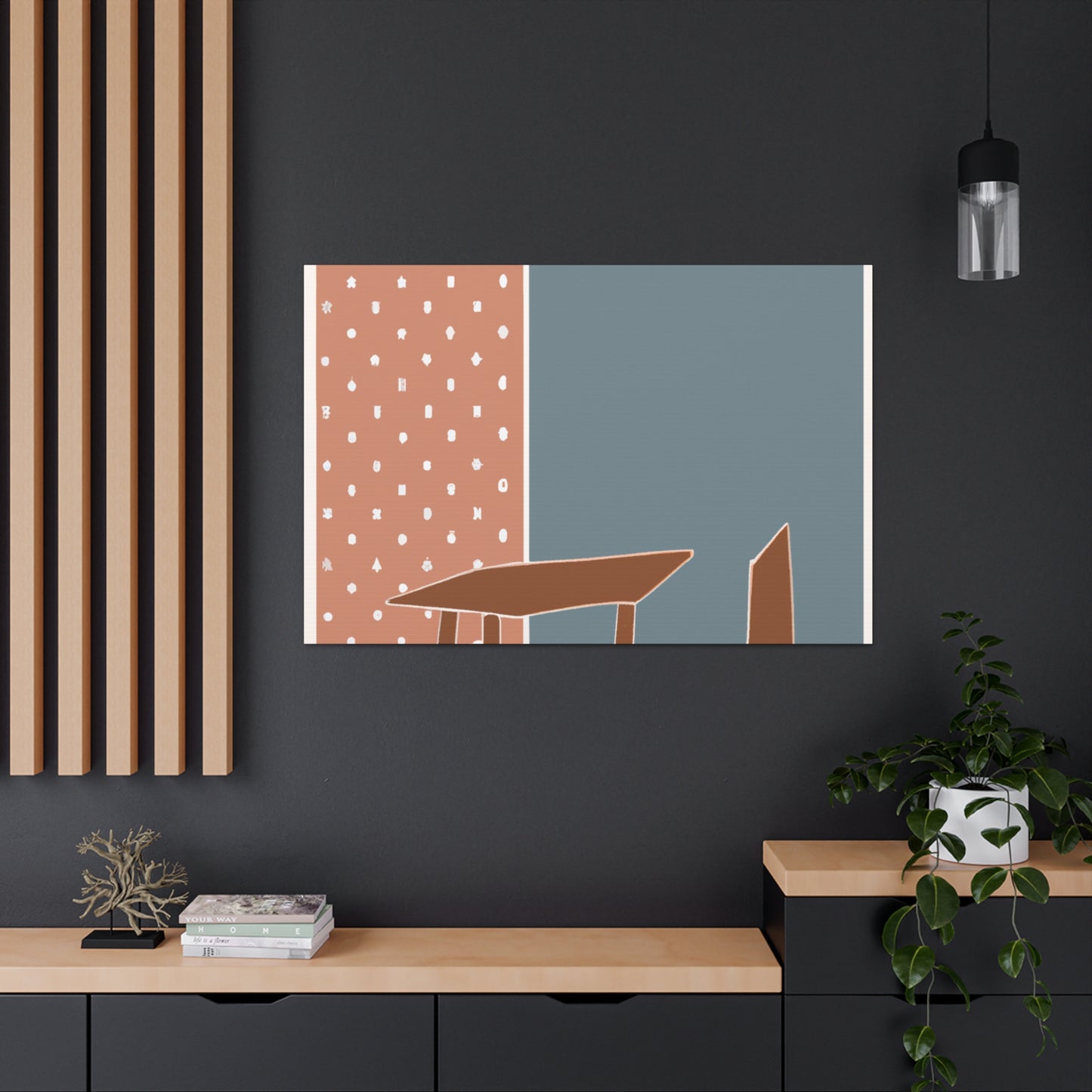 "Magnificent Bristleback" - Midcentury Canvas