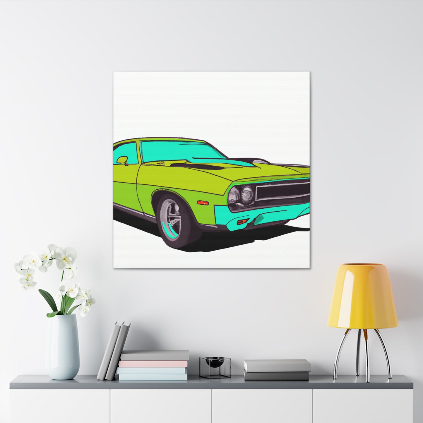 Blastin' Bomber - Automobile - Canvas