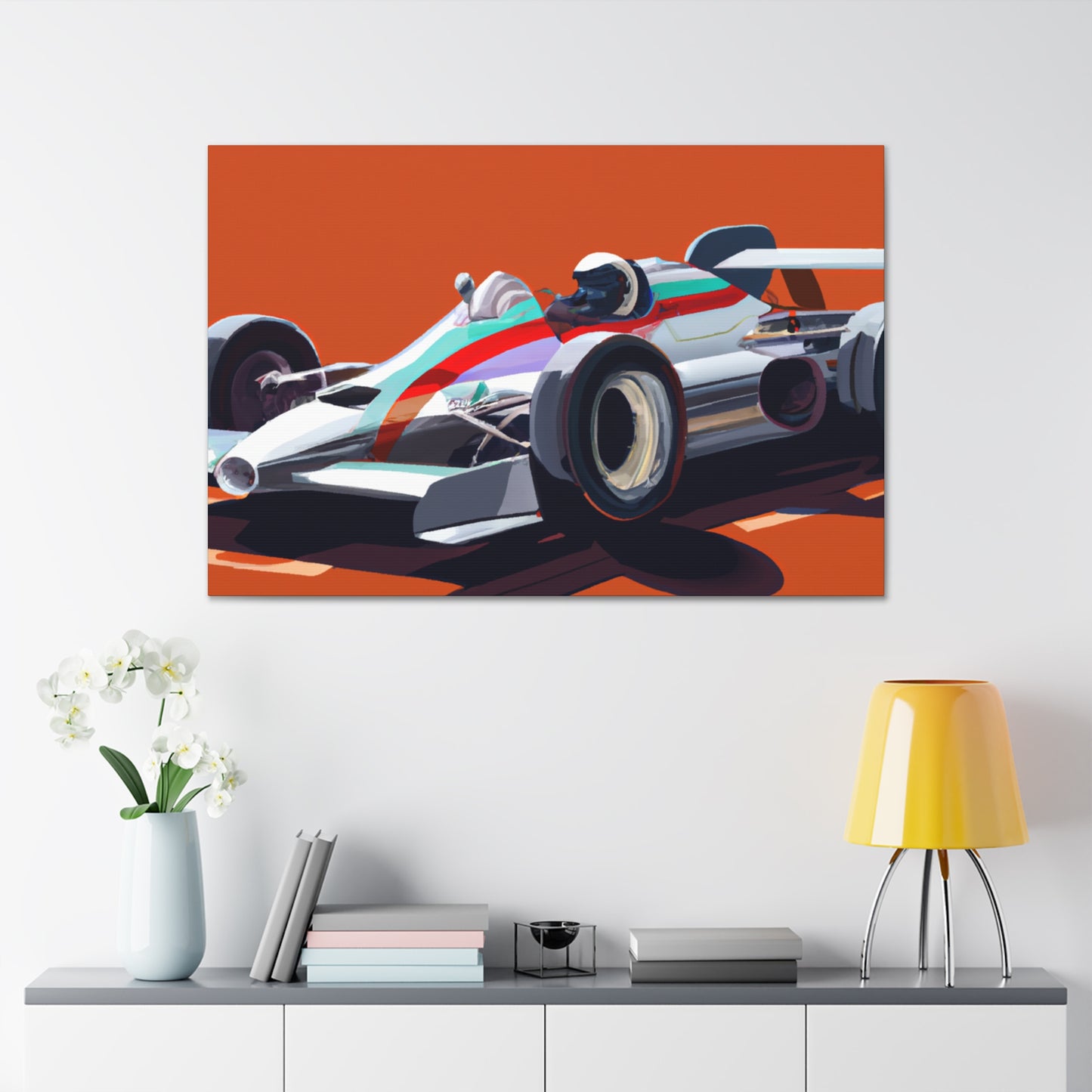 'Hotrod Harrier' - Automobile. - Canvas