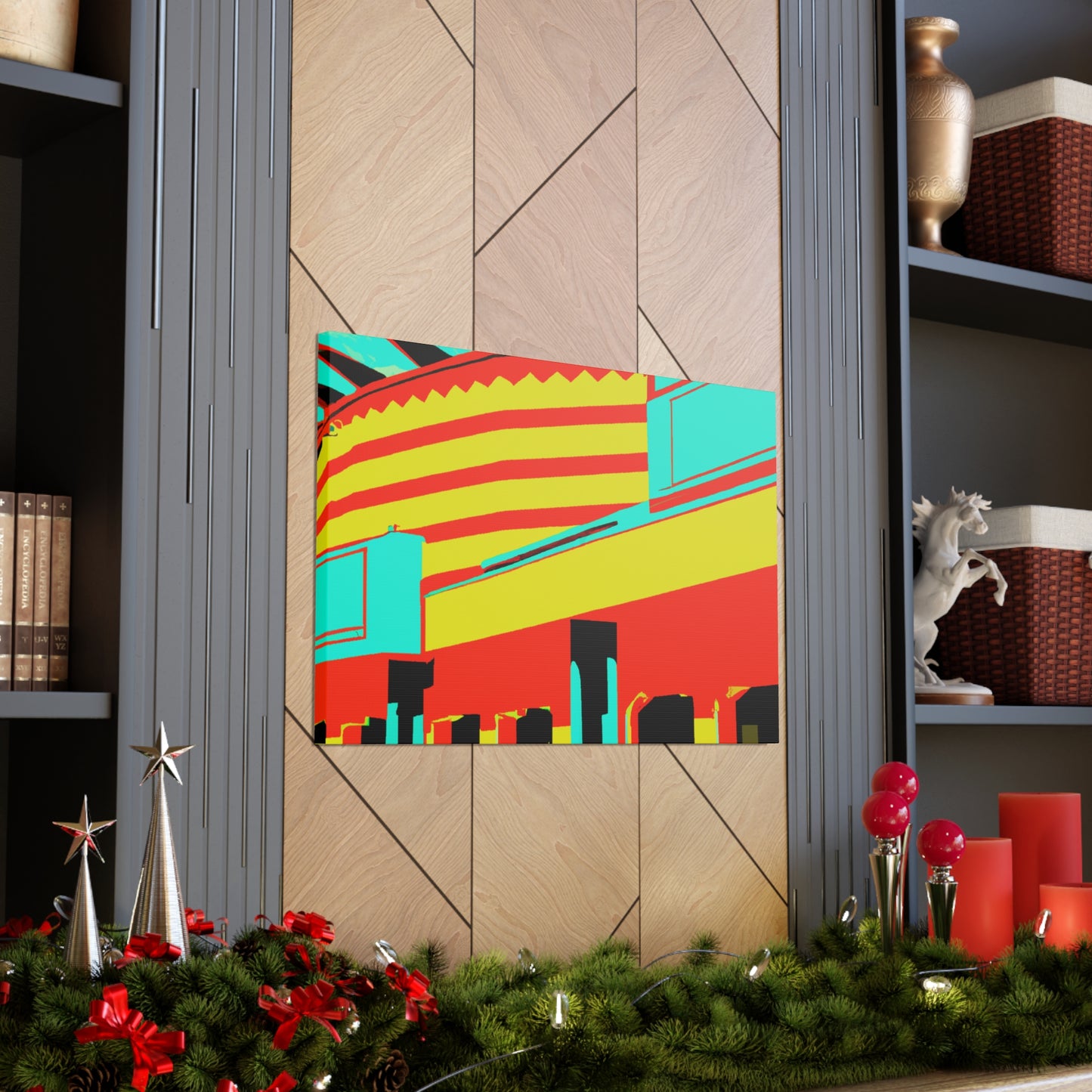 Western StoreFront - Architectural Canvas Pop Artt