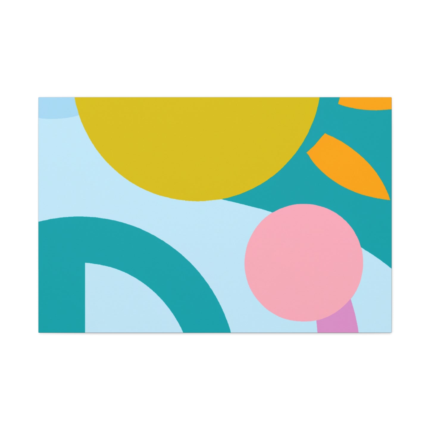 Pigment Paradise- Midcentury - Canvas