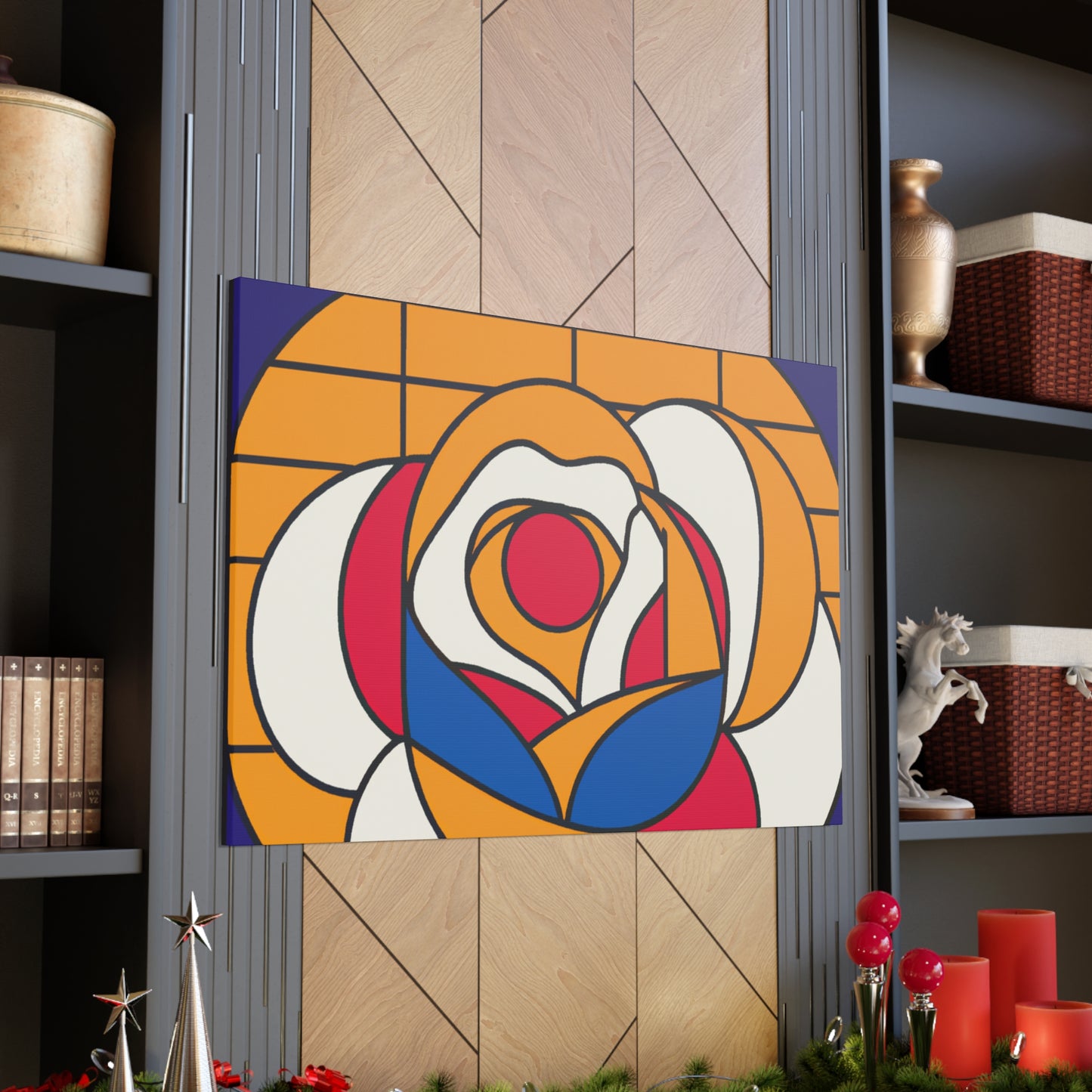 Poppy- Midcentury Canvas