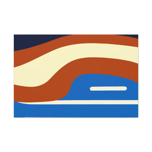 Sleek Run - Midcentury Canvas