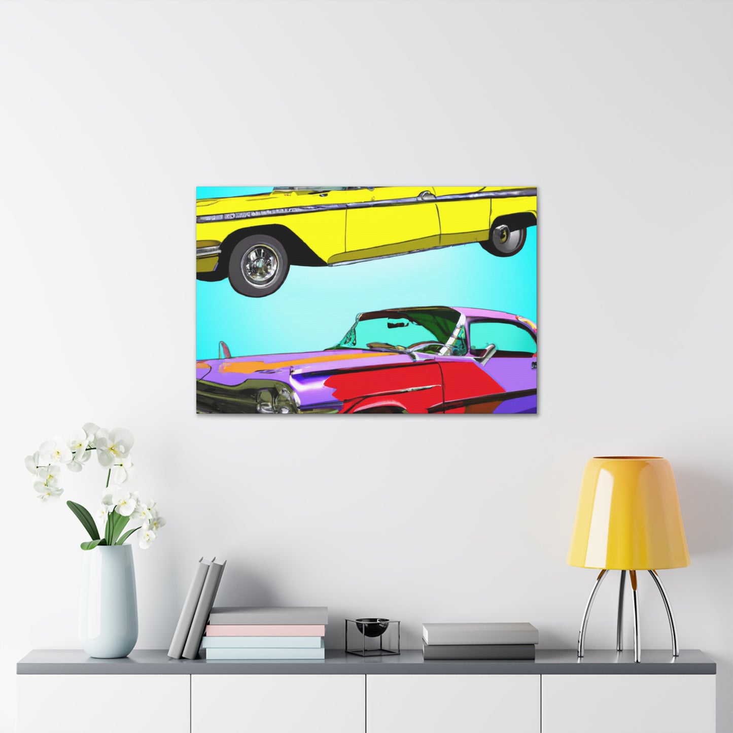 "Vintage Roadsters" - Automobile Canvas