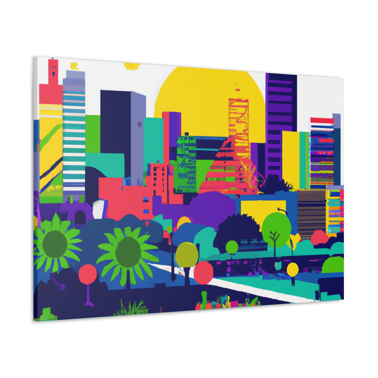 Llama Fiesta - South America - Canvas
