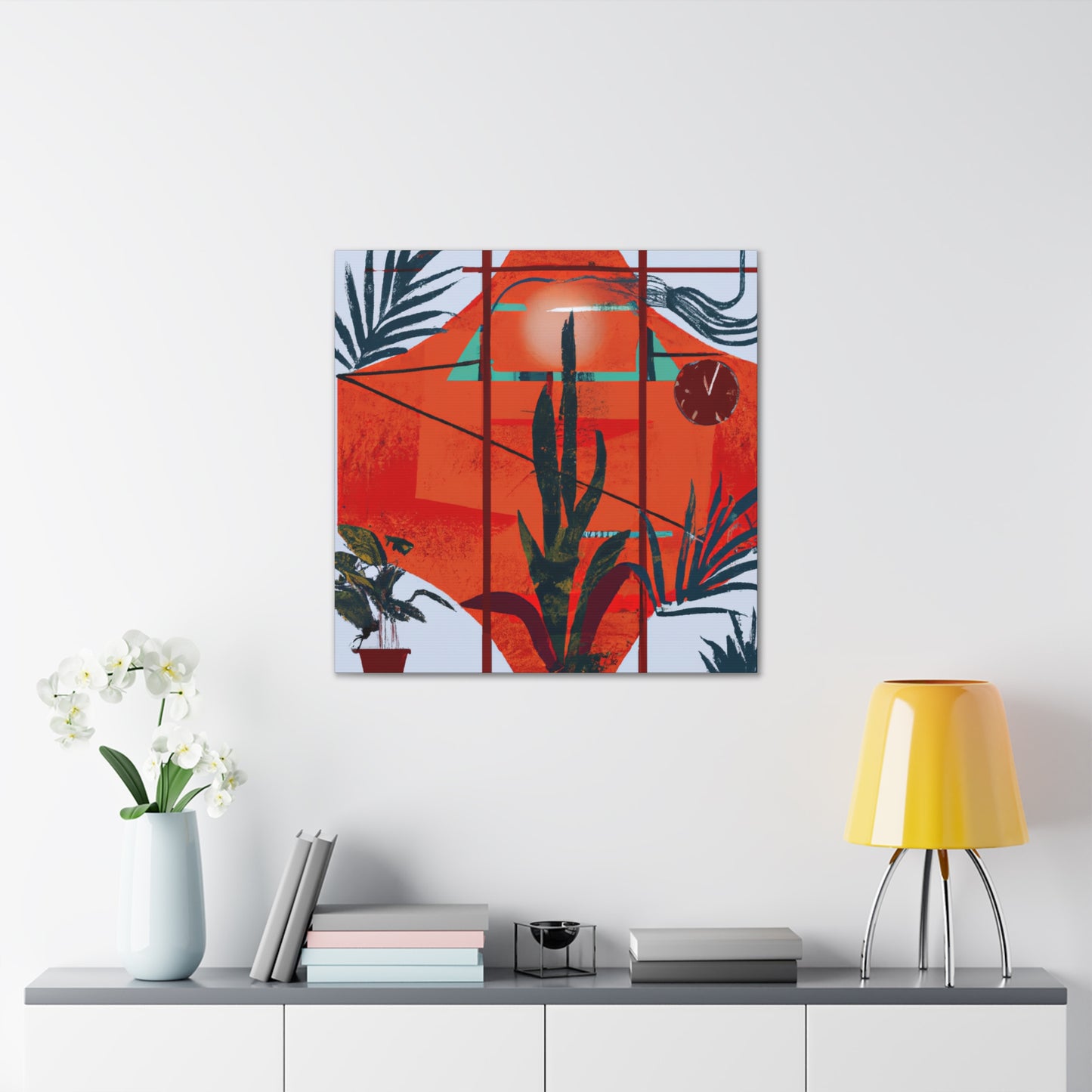 Dreamscape Vista- Midcentury - Canvas