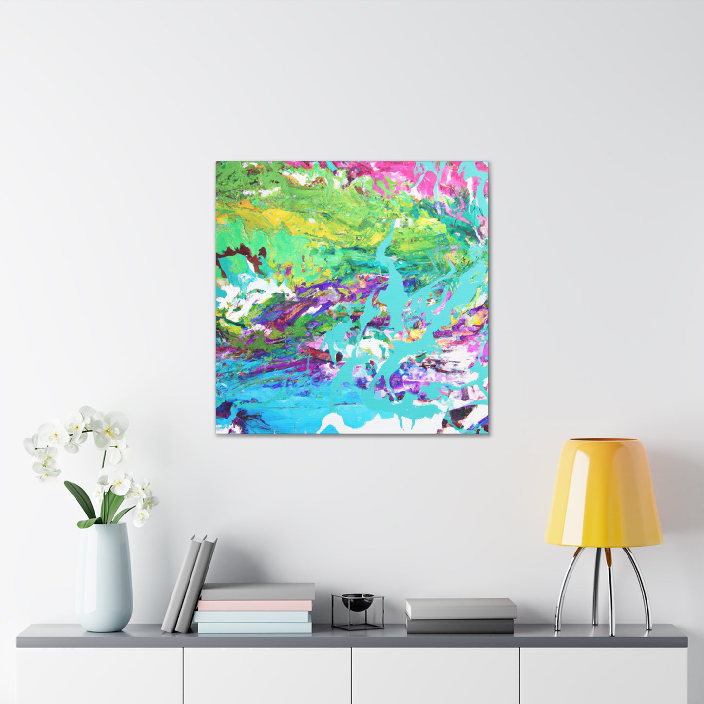 Vibrant Splendor - Abstract Canvas