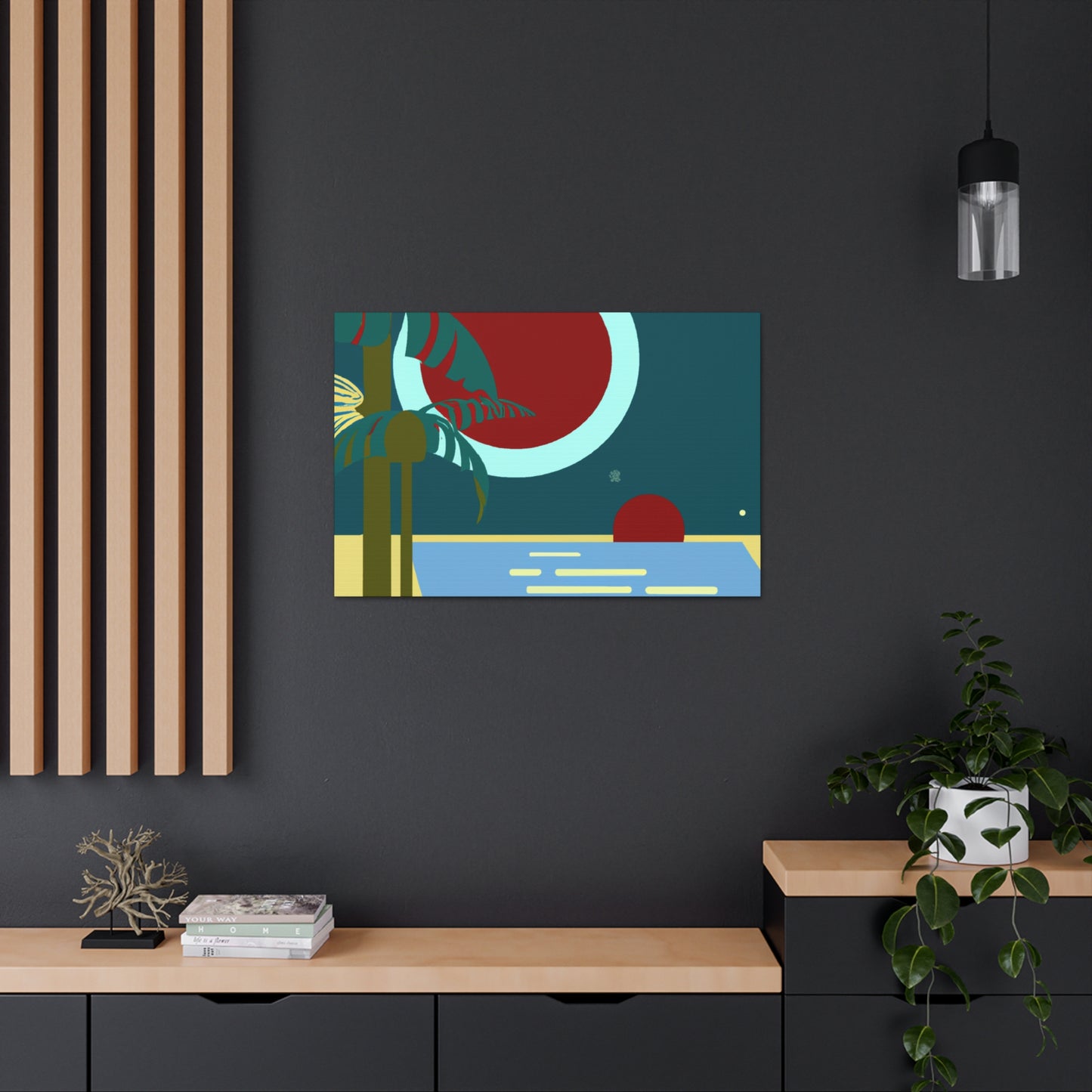 Fruitful Flickertail - Midcentury Canvas