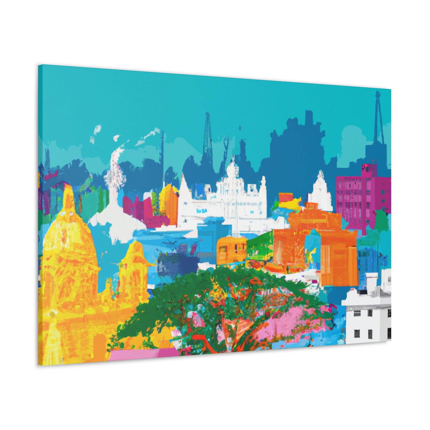 Ajanta Hills - Destination India - Canvas