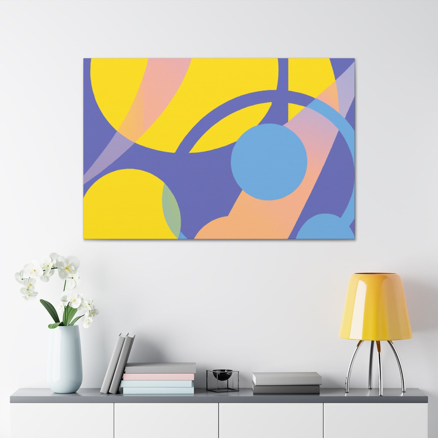 Geometric Escape - Midcentury - Canvas