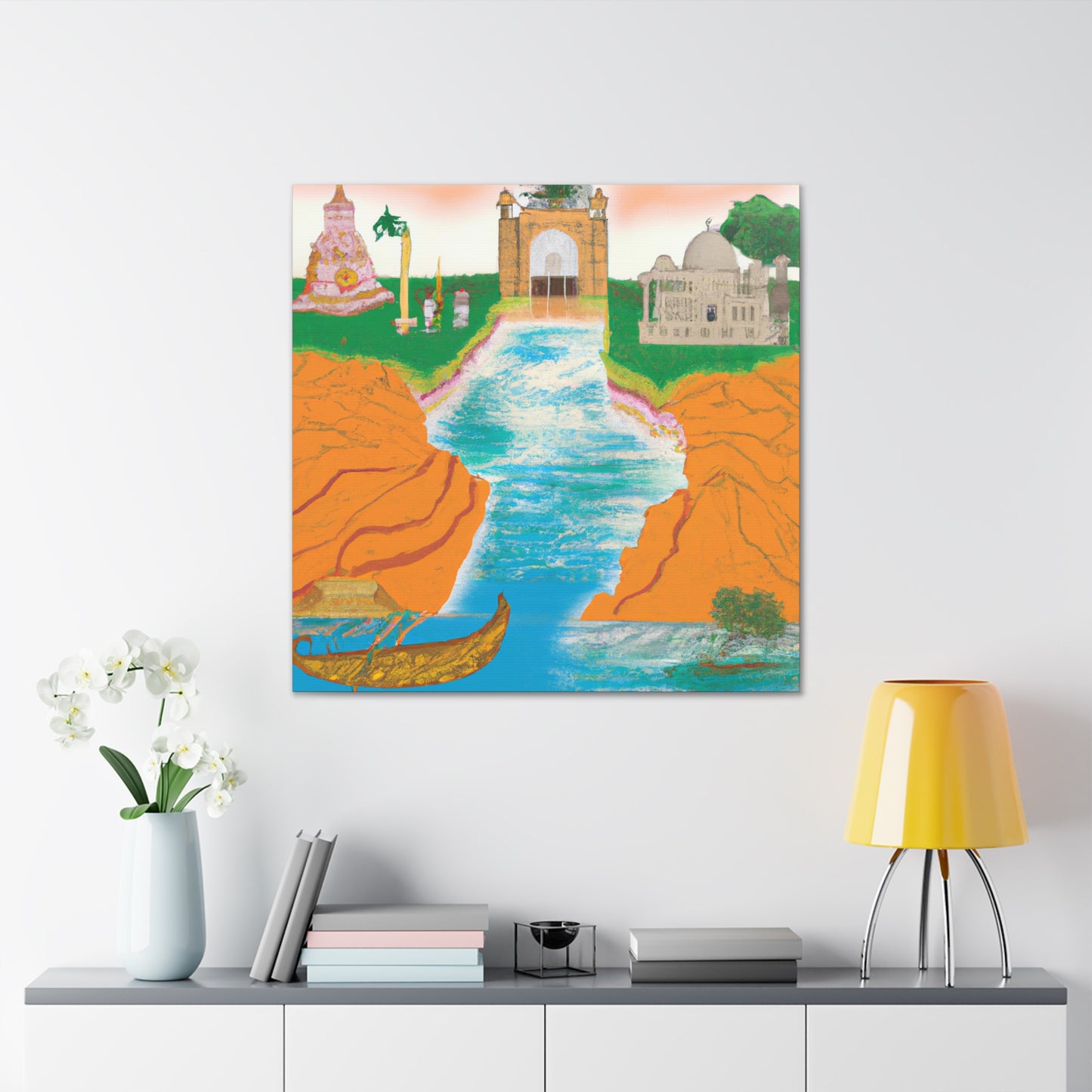 Vibrant Varanasi - Destination India - Canvas