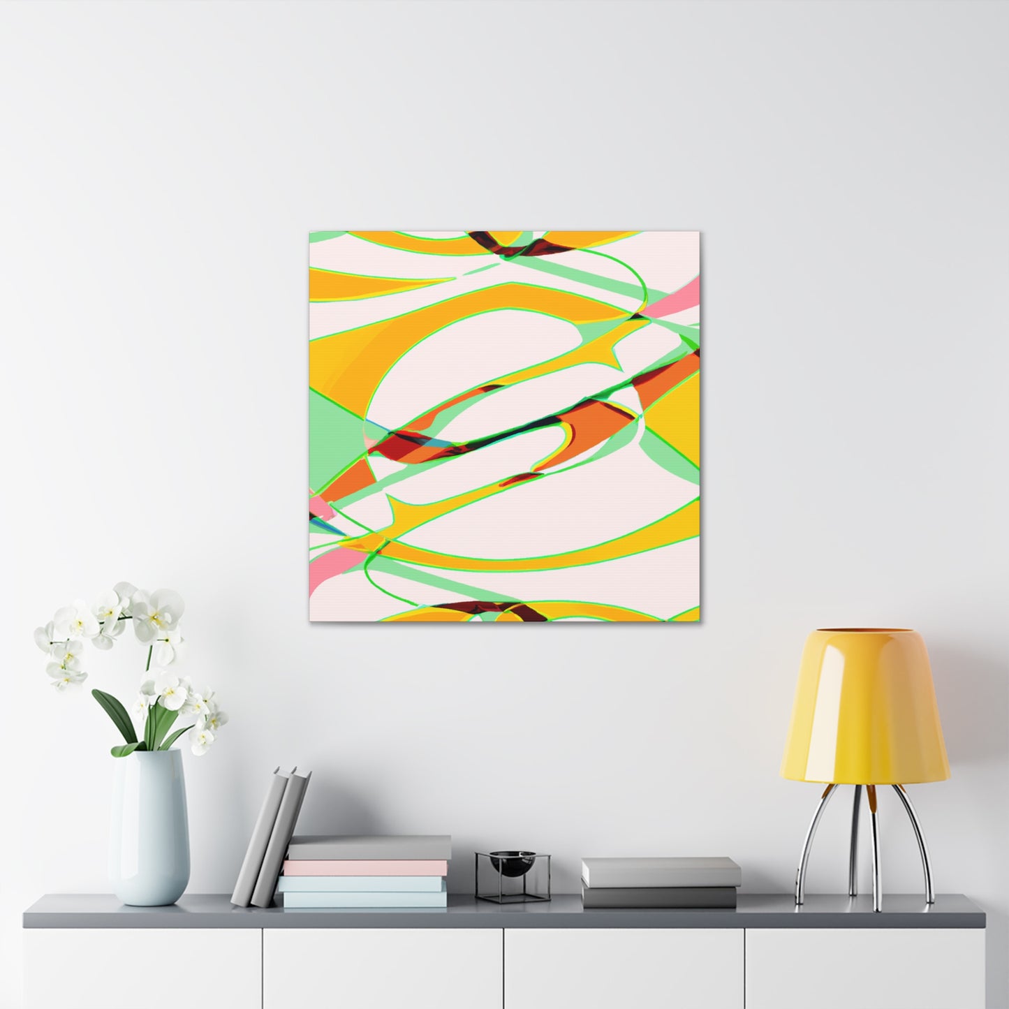 Tealose - Abstract - Canvas