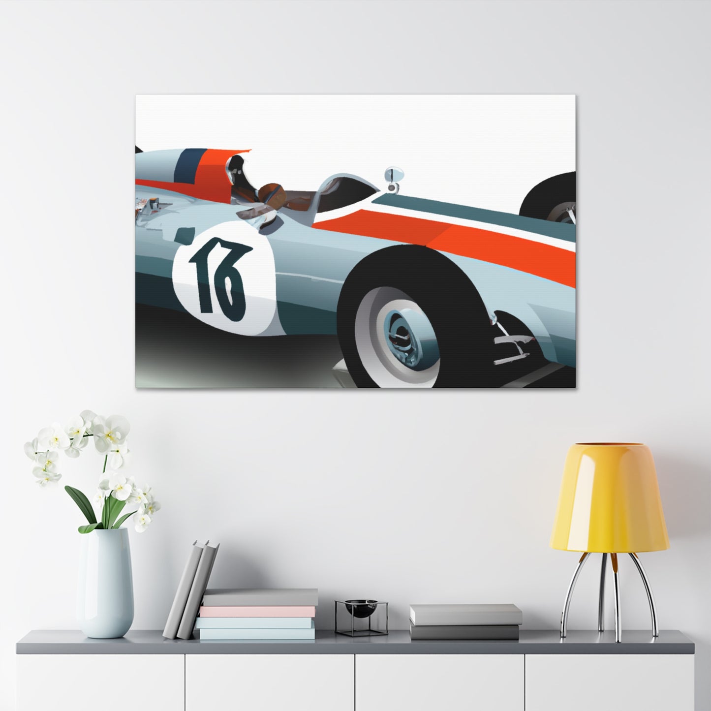Vintage Roadrunner - Automobile - Canvas