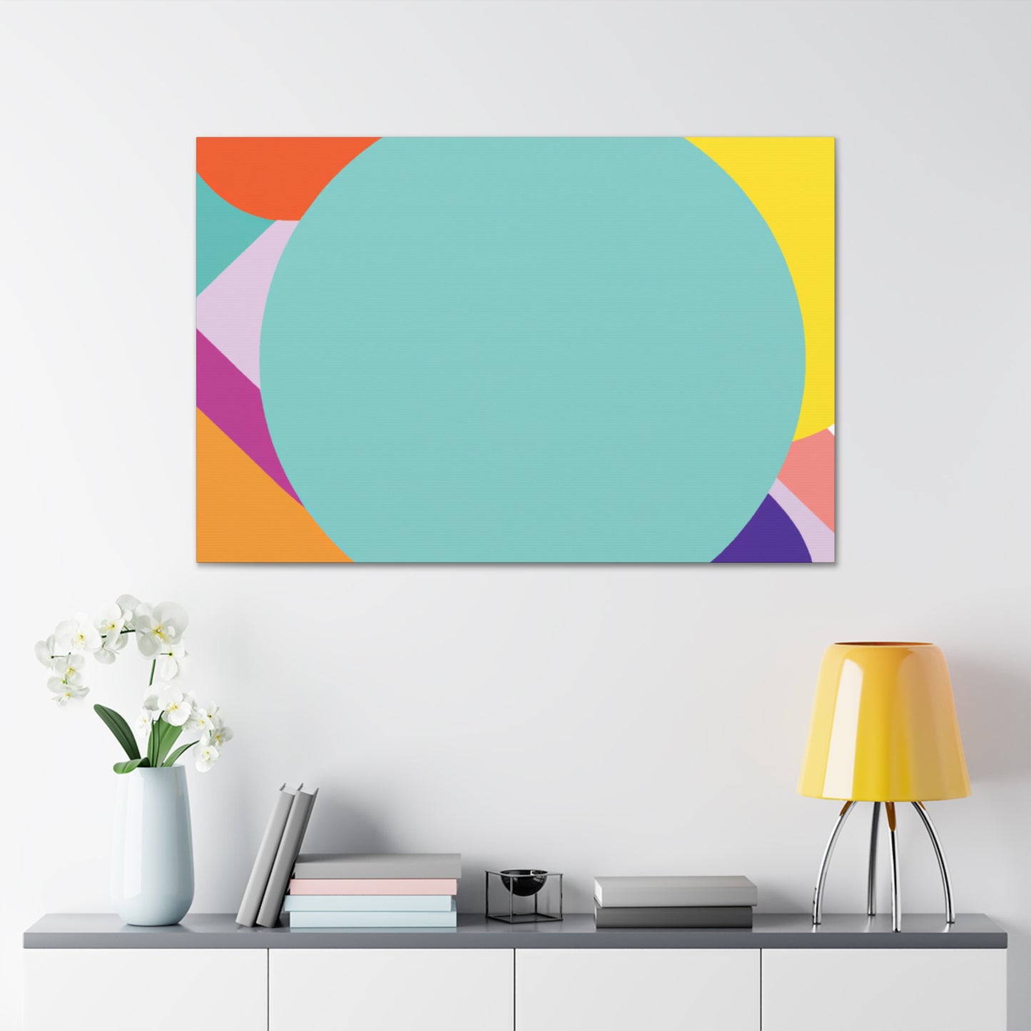 Mosaic Facade - Midcentury - Canvas