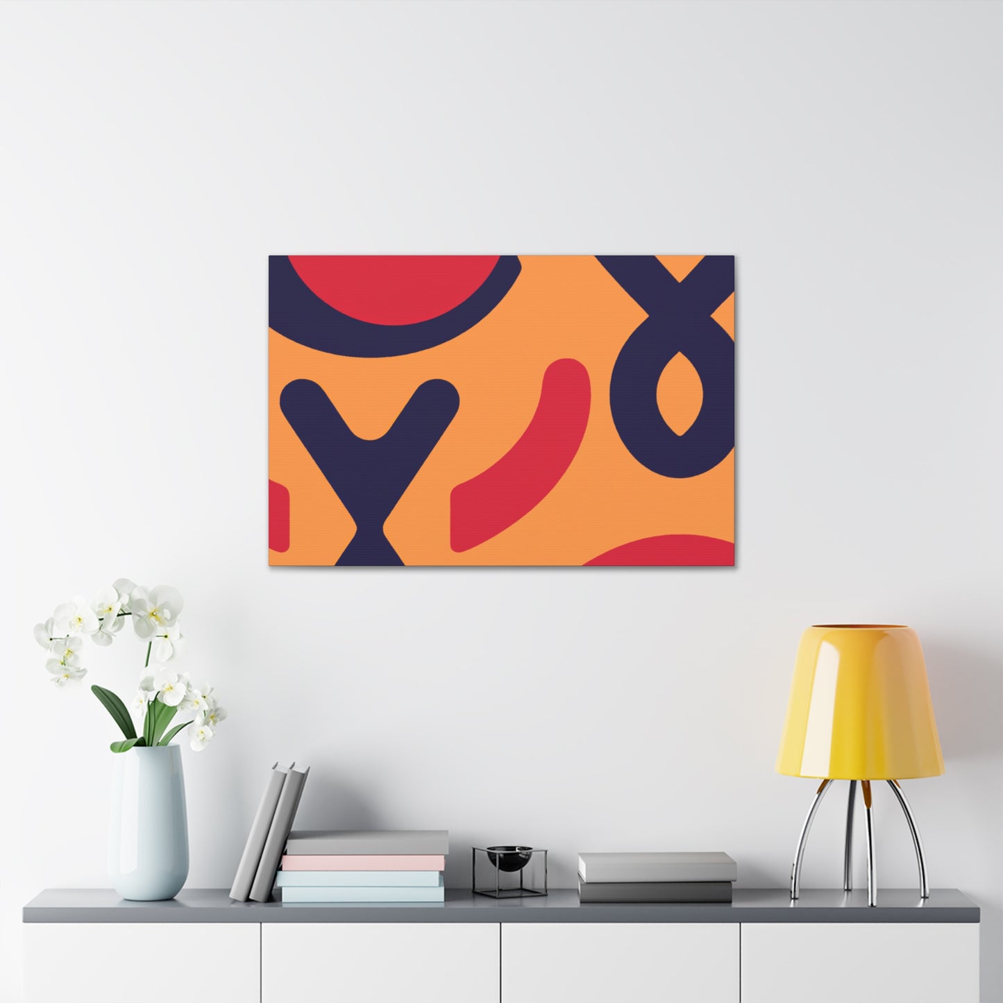 Elemental Splendor - Midcentury - Canvas