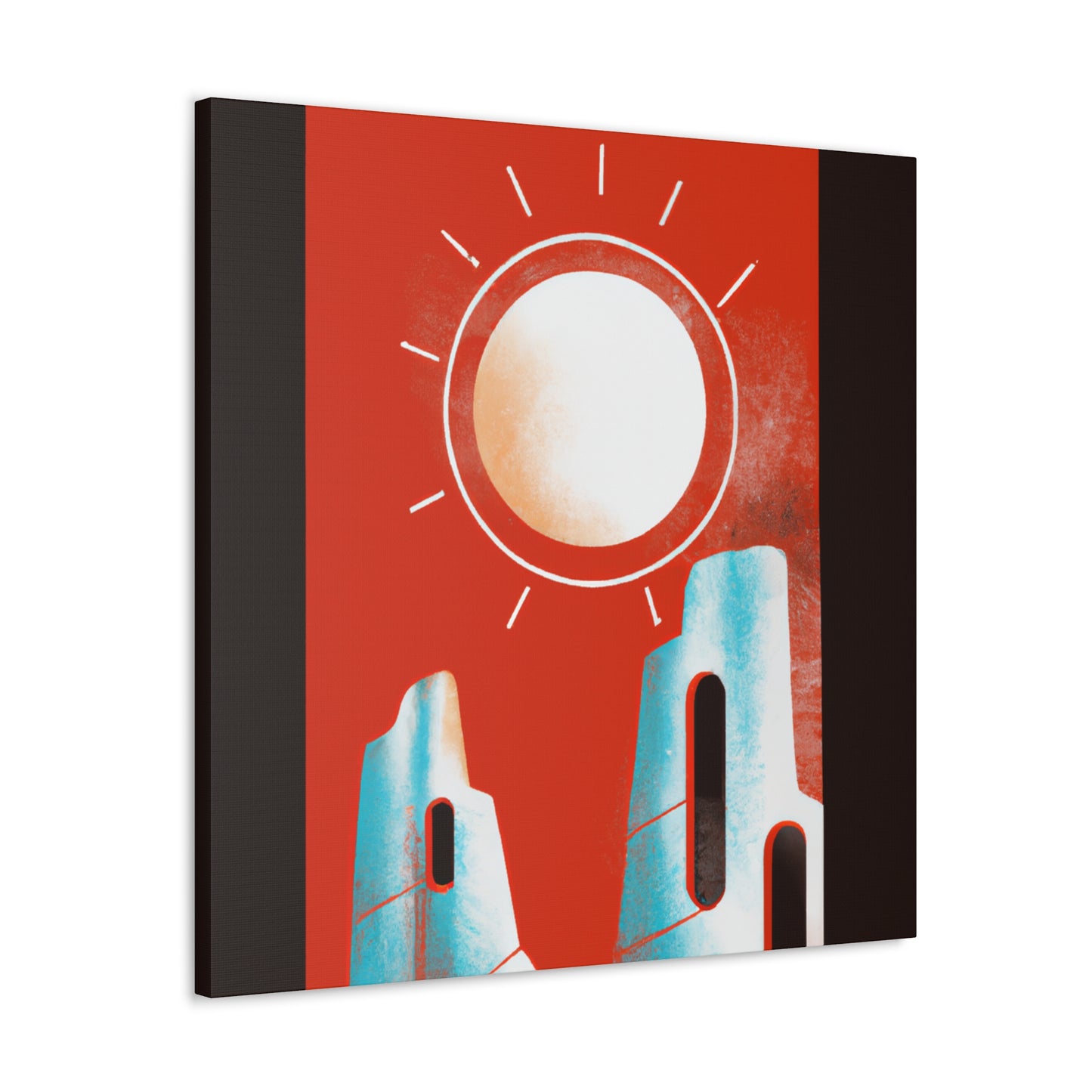 "Elongated Splendor - Midcentury" - Canvas