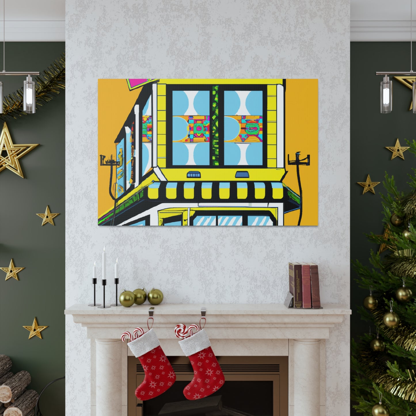 Moonshine Milkshake Parlor - Canvas - Pop Art