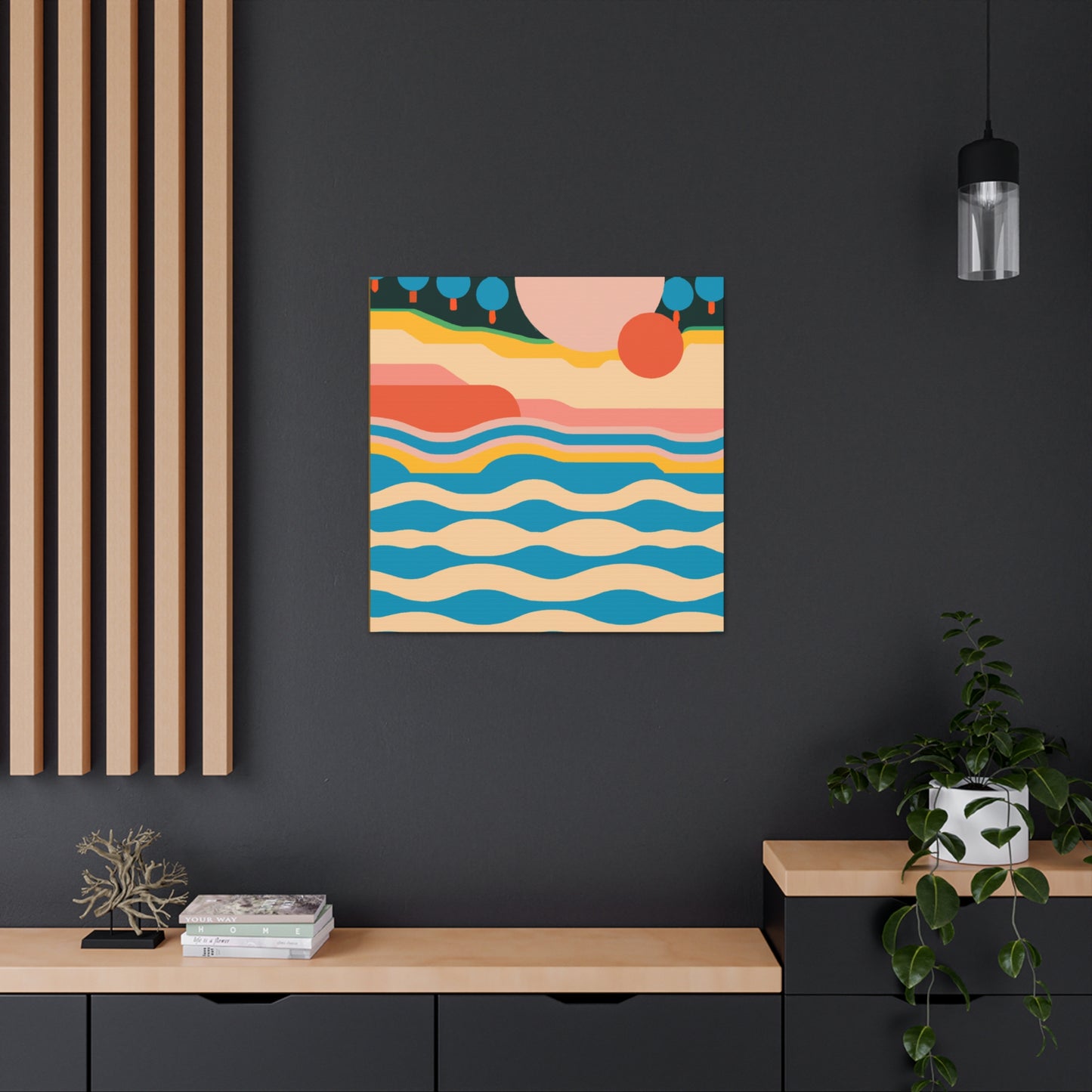 Cool Me Off - Midcentury Canvas