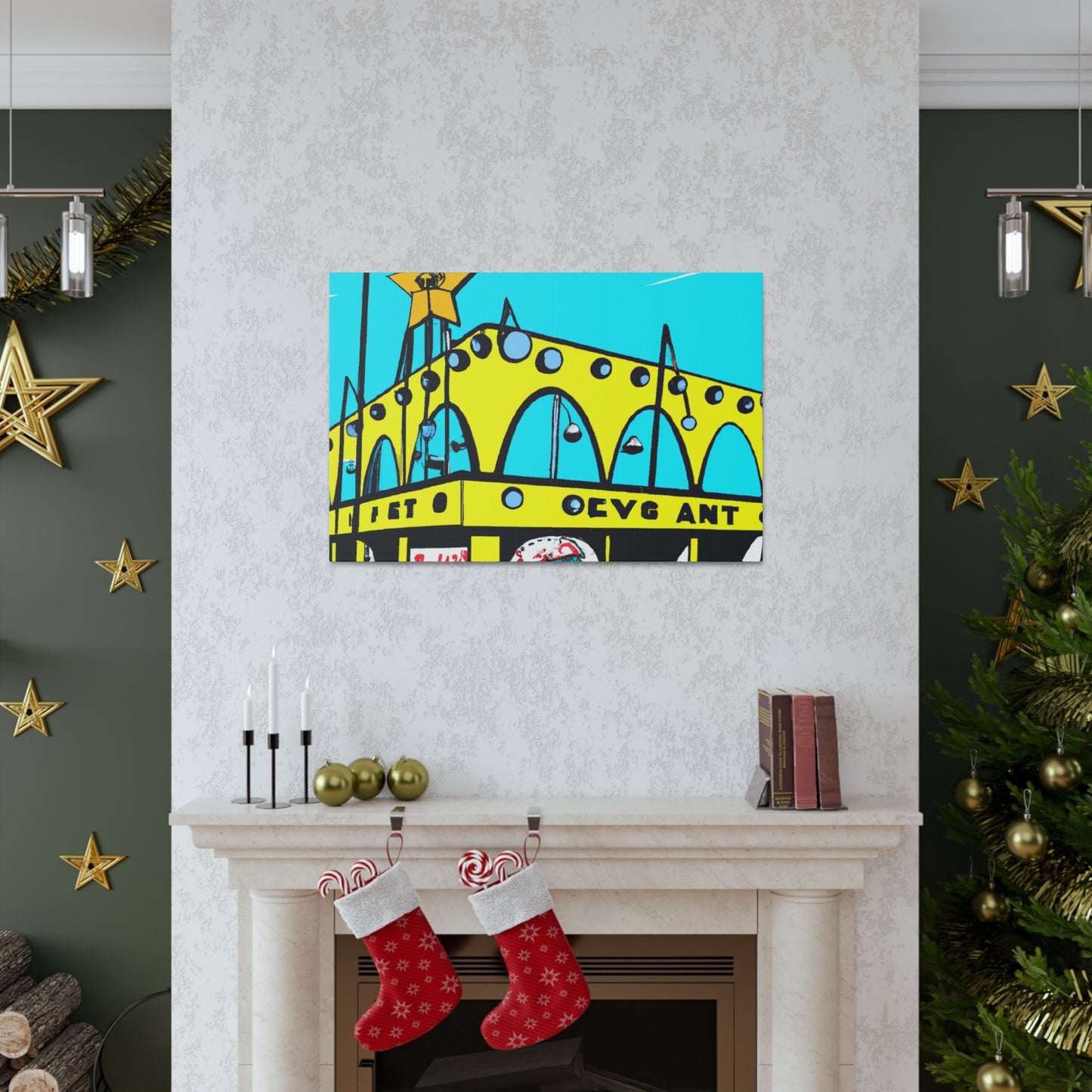 Sock-Hop-A-Round. - Pop Art Canvas