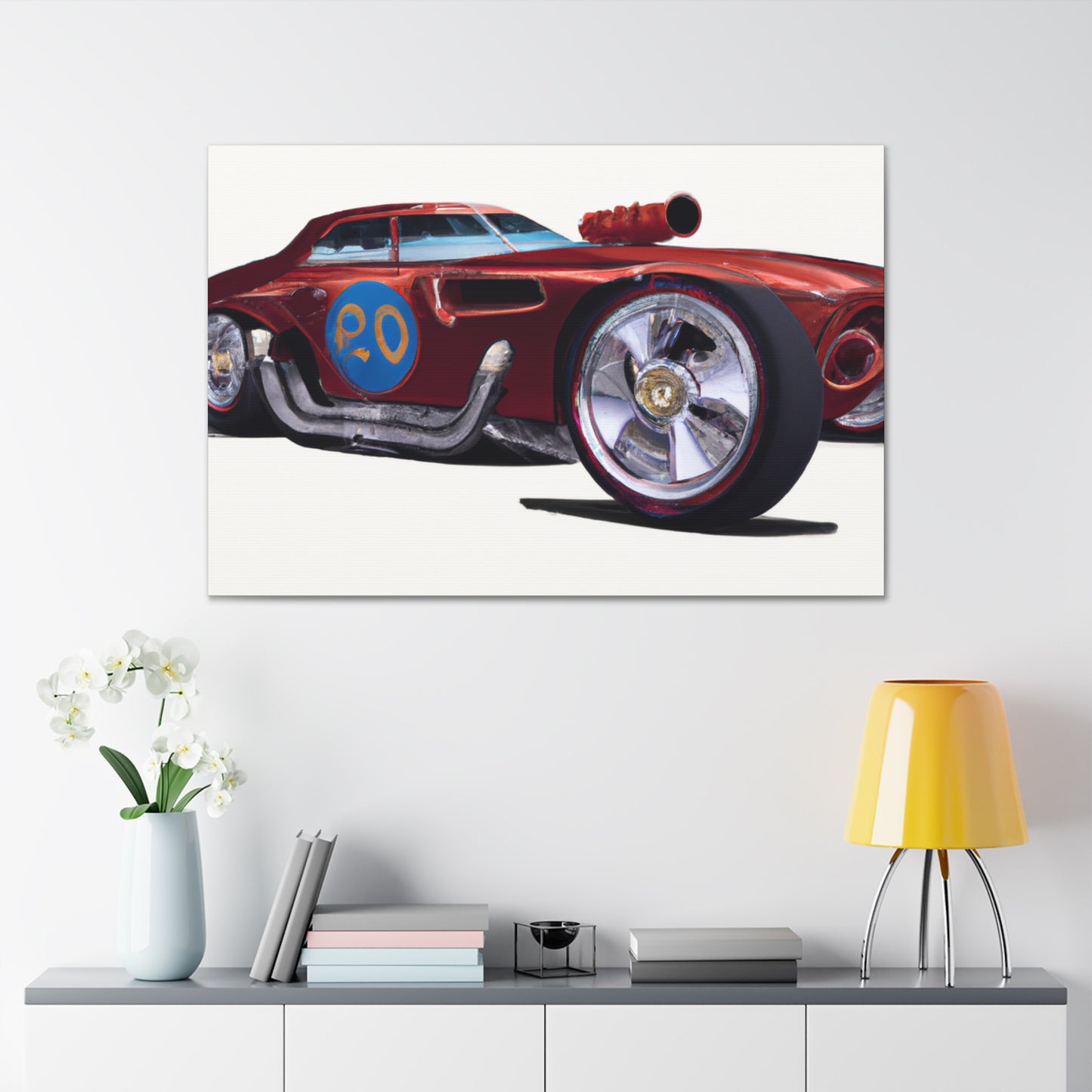 Hot Rod Scorcher - Automobile - Canvas