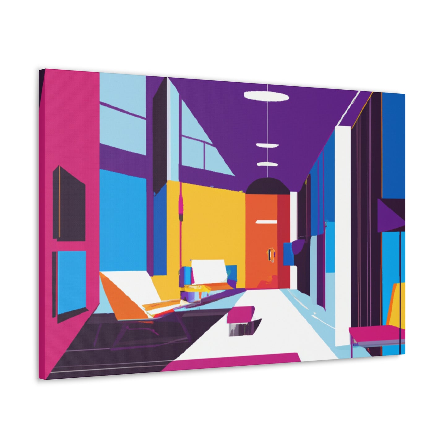Atomic Radiance - Midcentury - Canvas