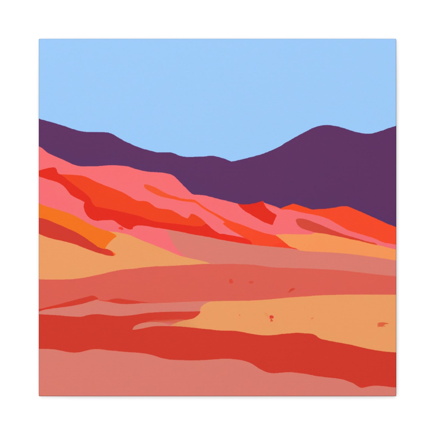 Dusty Plume Landscape - Canvas