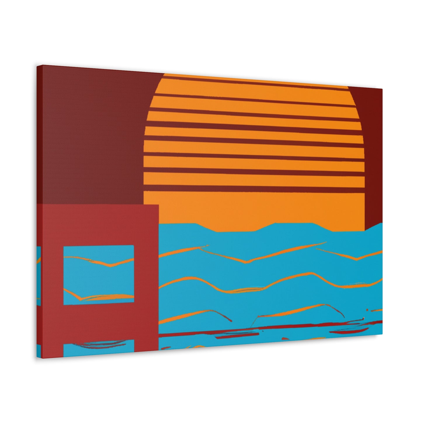 Funky Motion- Midcentury - Canvas