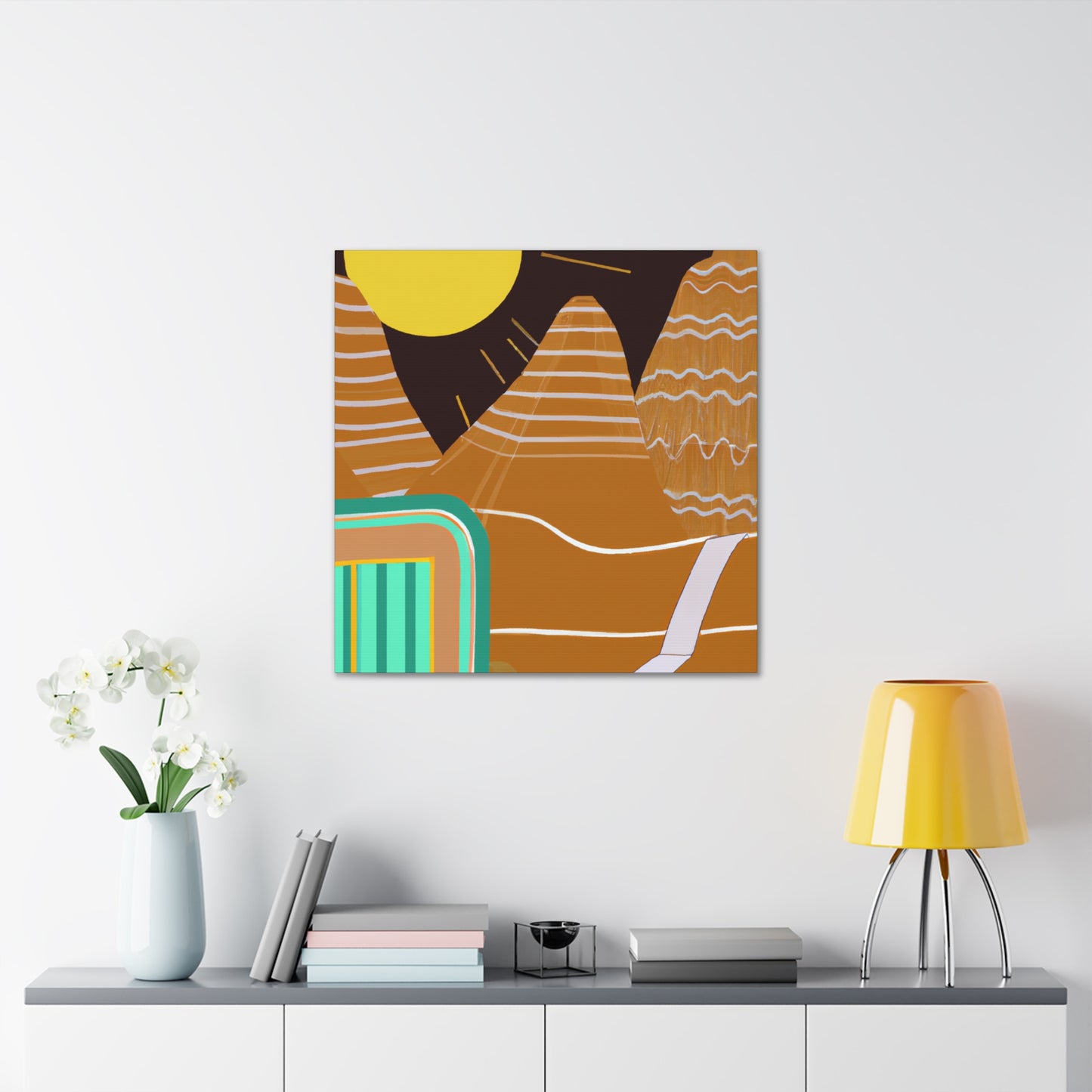 "Industrial Ballet - Midcentury" - Canvas