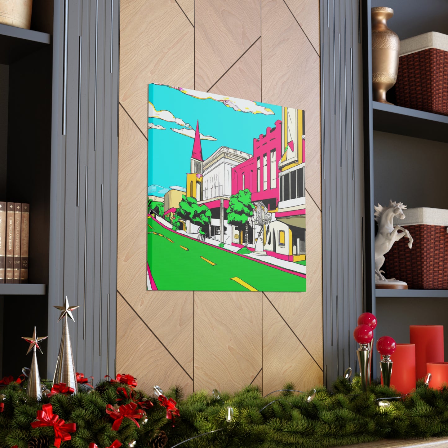 Moonlight Drive-In. - Pop Art Canvas