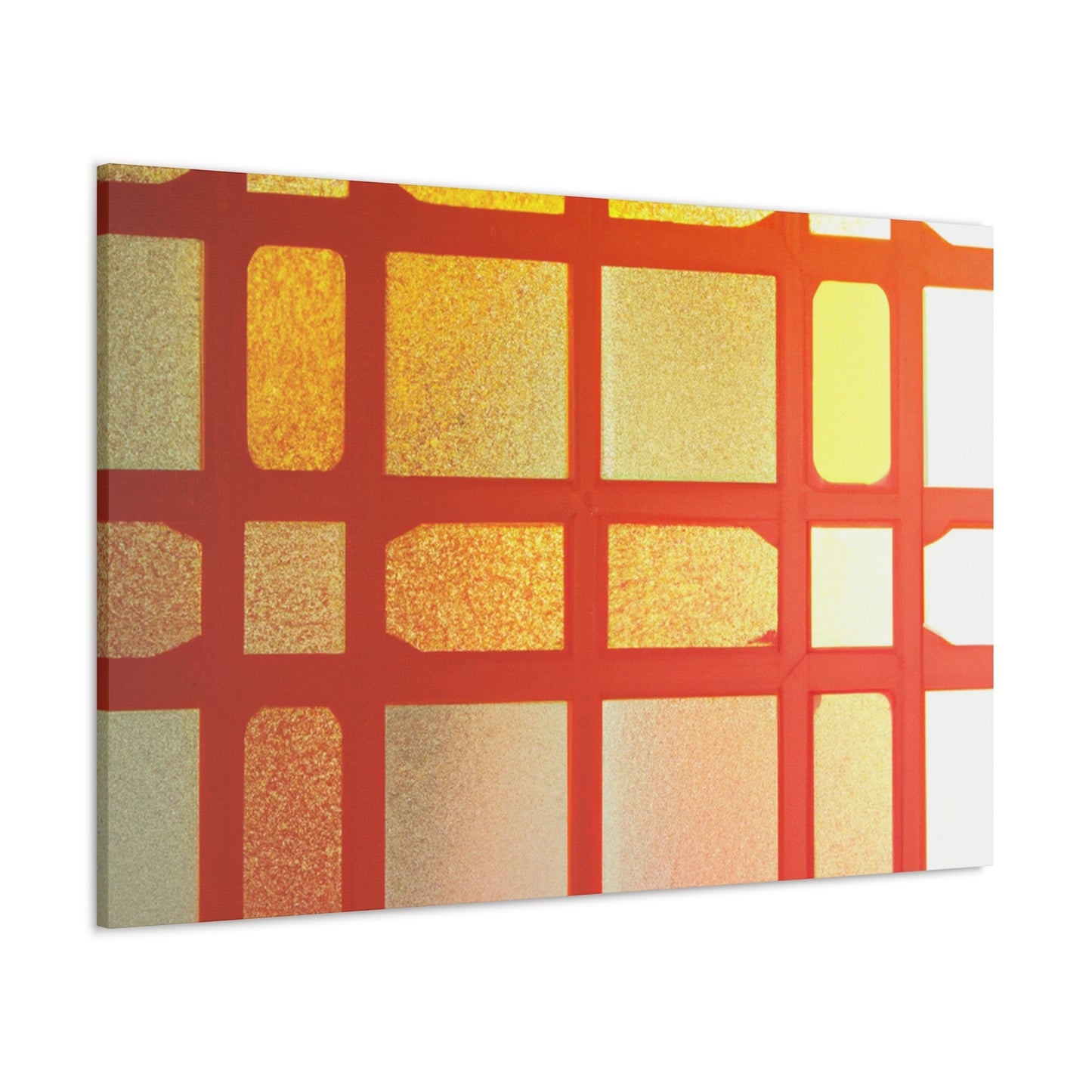 Orange Slice - Glass Canvas