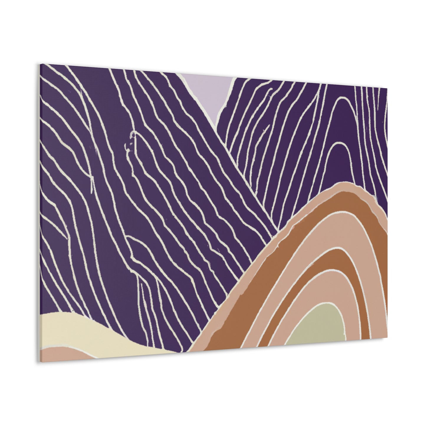 PurpleHills- Midcentury Canvas