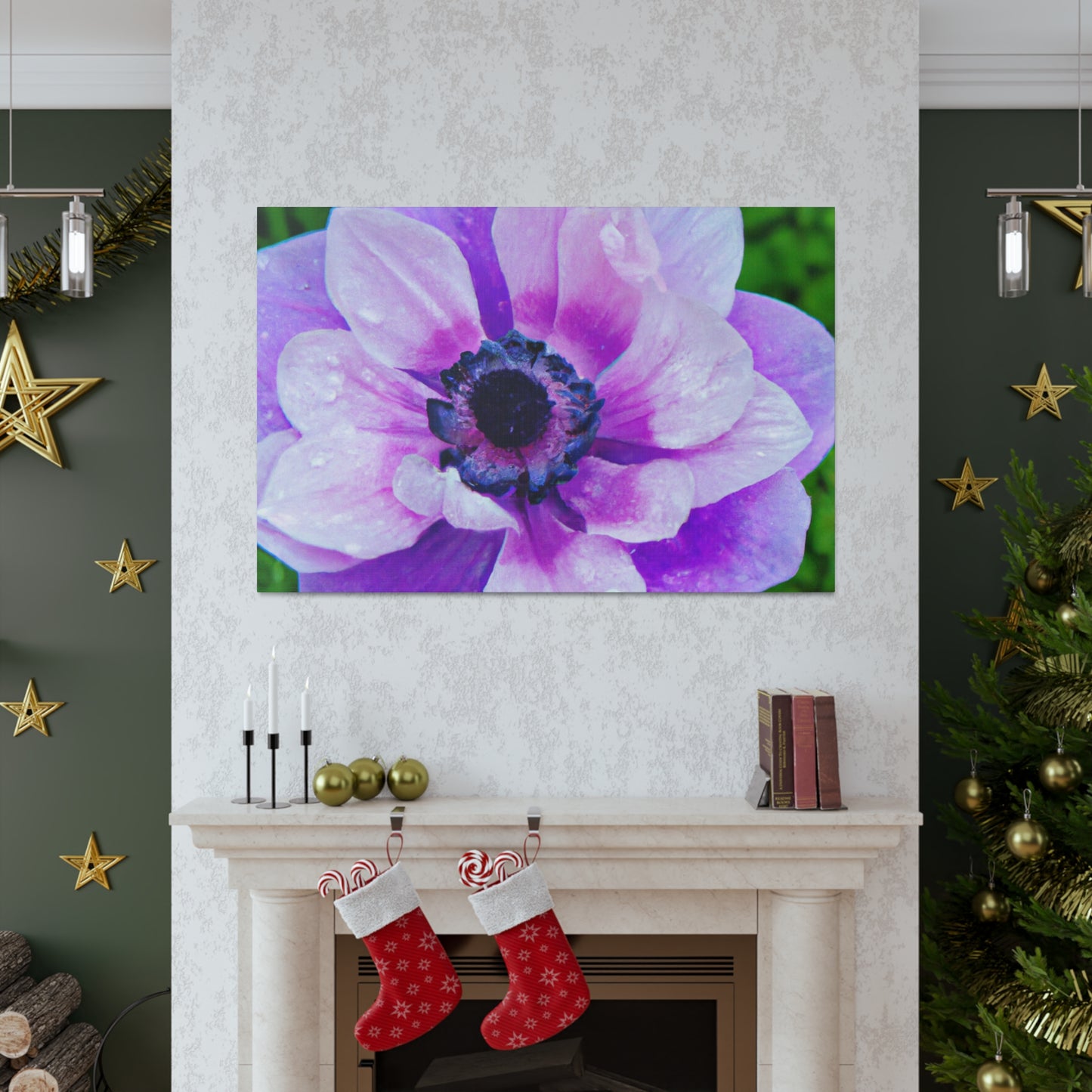 Garden Blooms. - Canvas - Floral