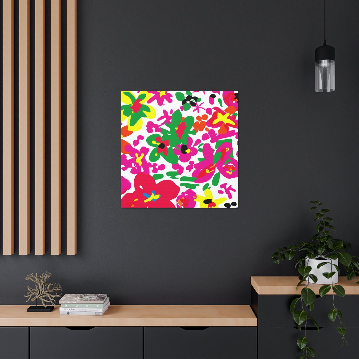 "The Bouquet of Spring's Blooms" - Floral Canvas