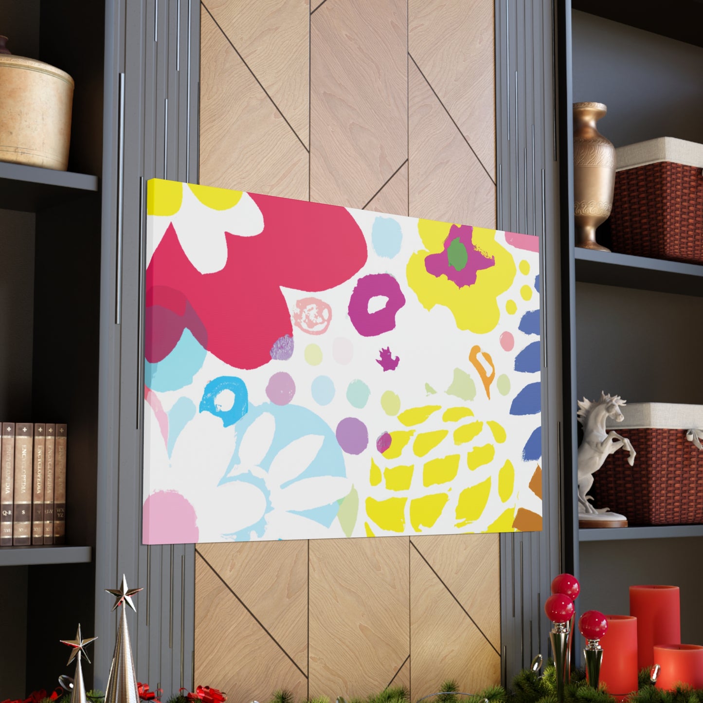 "The Blooming Garden of Glory" - Floral Canvas