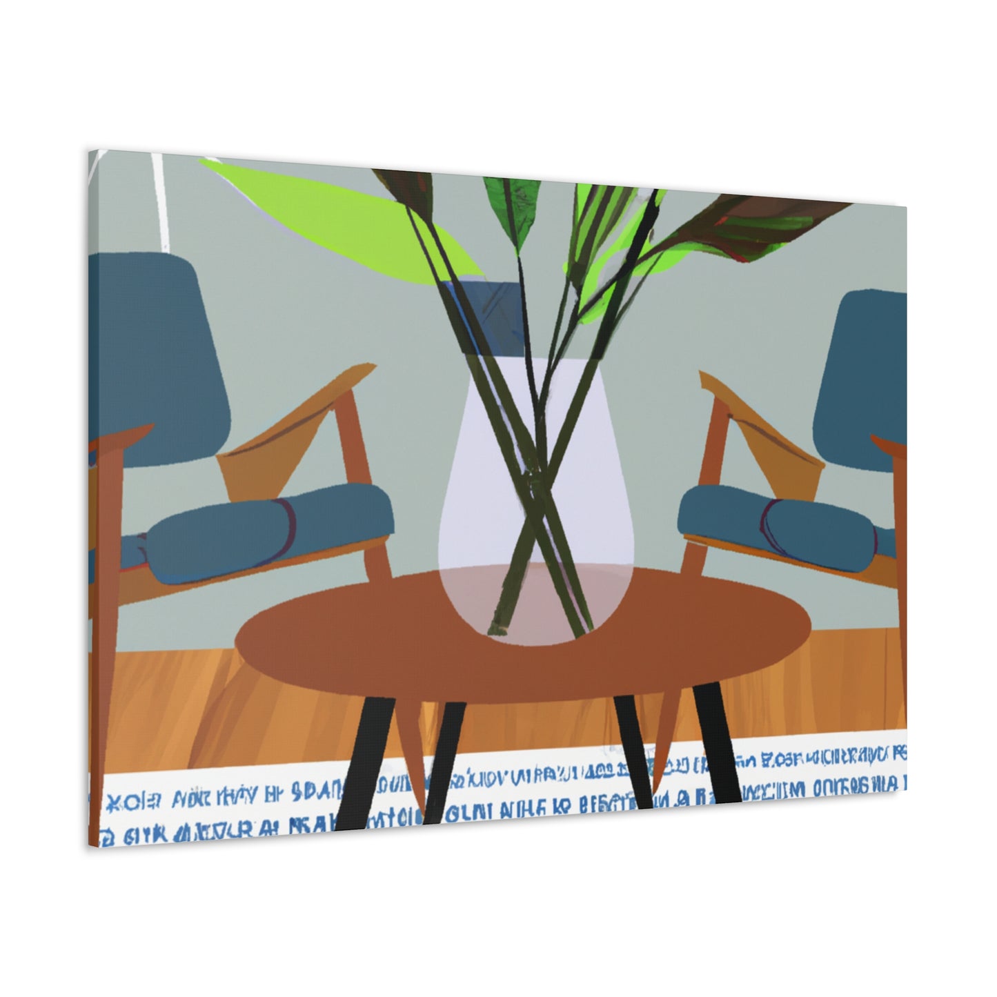Vibrant Refraction - Midcentury - Canvas
