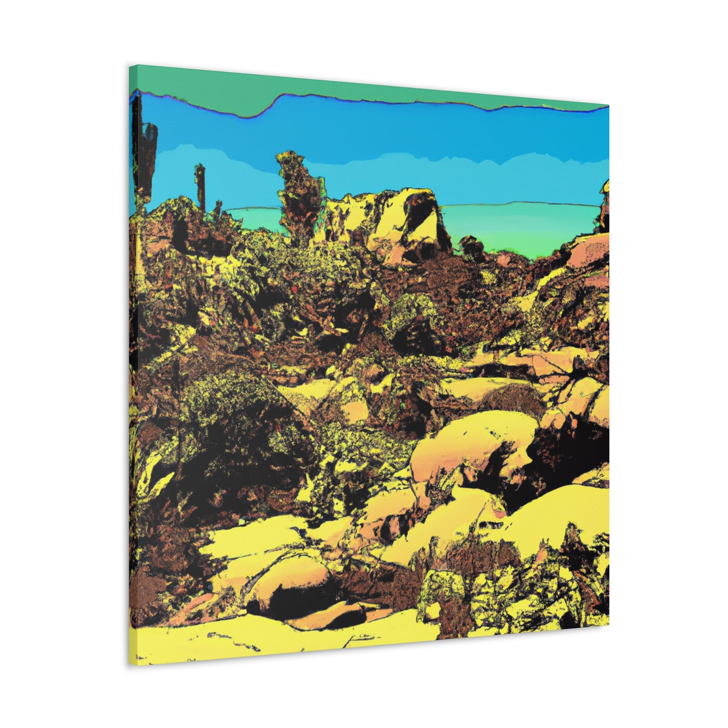 Sunbaked Horizon - Landscape - Canvas