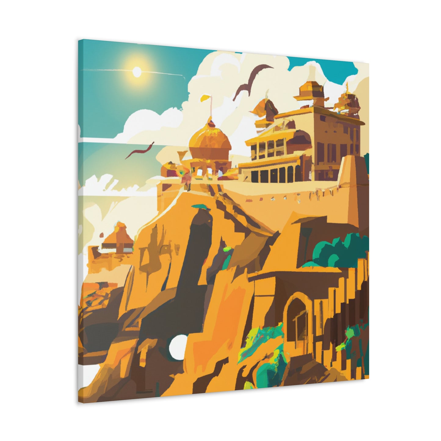 The Land of Spices - Destination India - Canvas